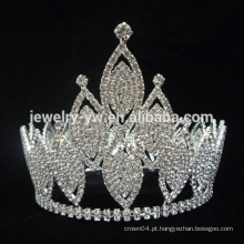 Coroa de tiara de cristal